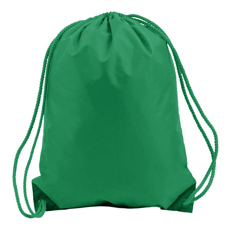 Kelly Green Drawstring Bags