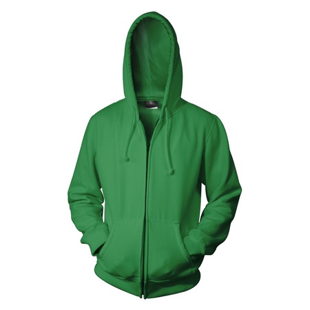 Irish Green Zip Up Hoodies